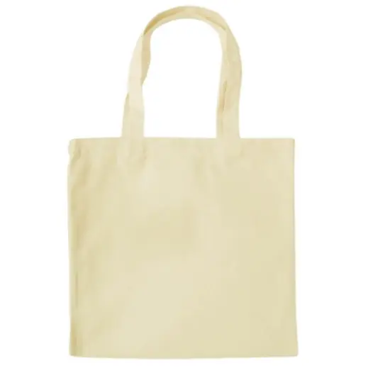 340g Cotton Tote Bag Cream Front